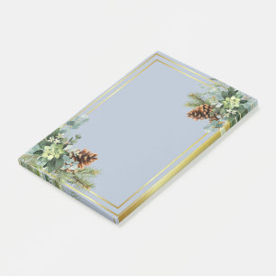 Bloco De Notas Dusty Blue Wedding Eucalyptus Greenery Orçamento