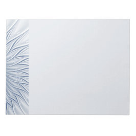 Bloco De Notas Dynamic Fantasy Abstract Blue Tones Fractal Art