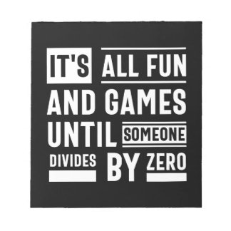 Bloco De Notas É Divertido E Jogos Até Alguém Dividir Por Ze