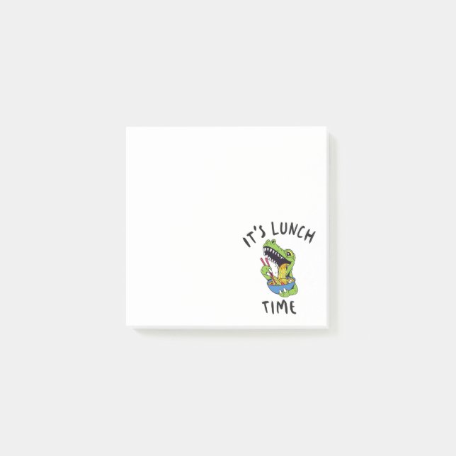 Bloco De Notas É hora do almoço (Frente)