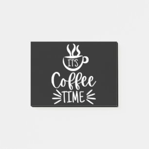Bloco De Notas É hora do café