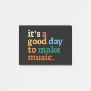 Bloco De Notas é um bom dia para fazer música