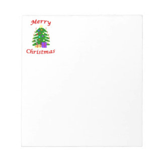 Bloco De Notas É uma árvore de Natal alegre!