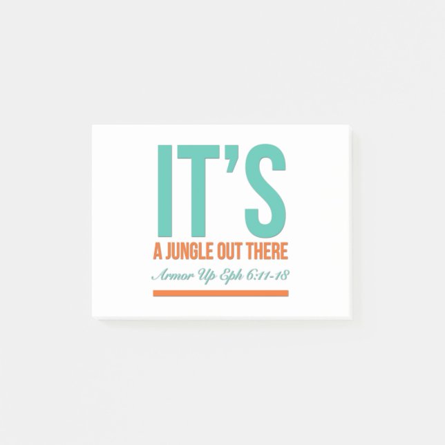 Bloco De Notas É uma selva lá fora (Frente)