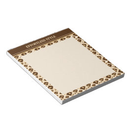 Bloco De Notas Earthtone Geometry