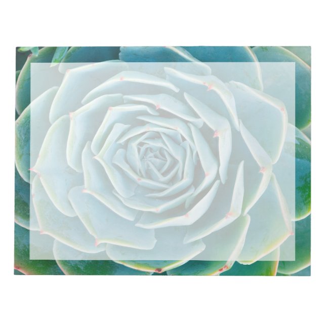 Bloco De Notas Echeveria Rosette, Secret Garden of Marrakech (Frente)