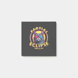 Bloco De Notas Eclipse Parcial 2025 Astronomy KItten Amantes