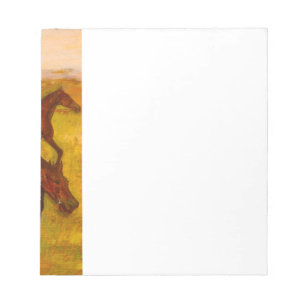 Bloco De Notas Edgar Degas Antes da Corrida
