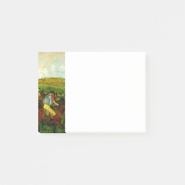 Bloco De Notas Edgar Degas Cavalgando (Frente)