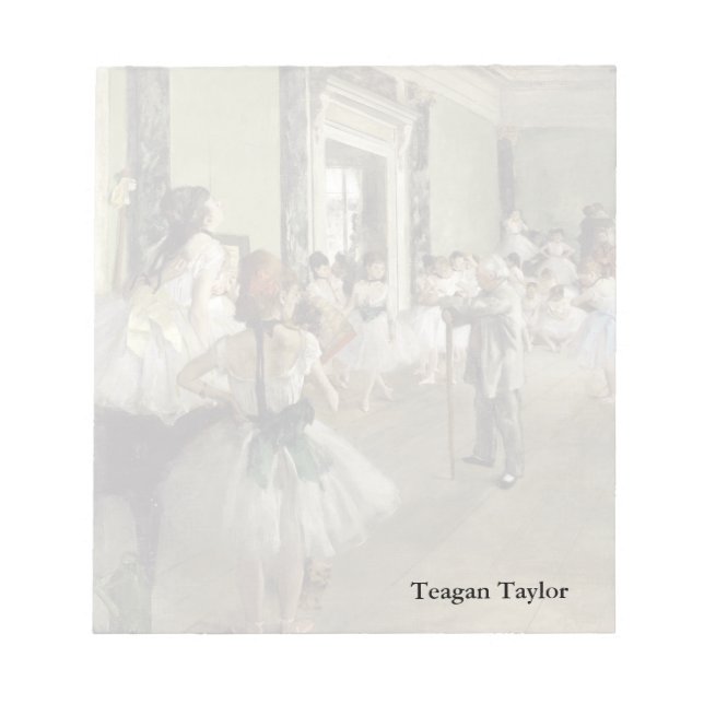 Bloco De Notas Edgar Degas | Classe de Balé (Frente)
