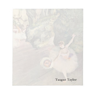 Bloco De Notas Edgar Degas | Dançarino tira Arco