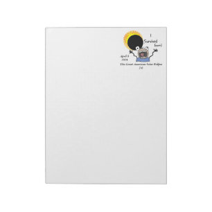 Bloco De Notas Edição de Sobrevivência do Eclipse Solar de 202