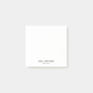 Bloco De Notas Edição Hill Weiser, 7,6 cm x 7,6 cm