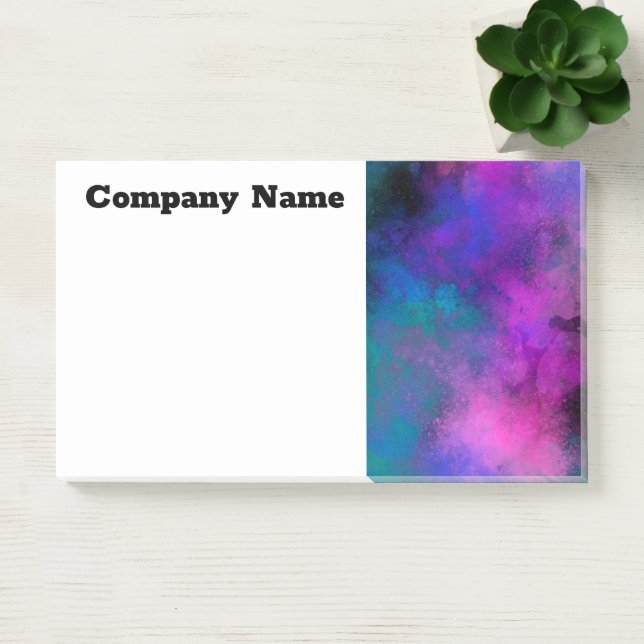 Bloco De Notas Efeito Galaxy Paint Splatter (Escritótio)