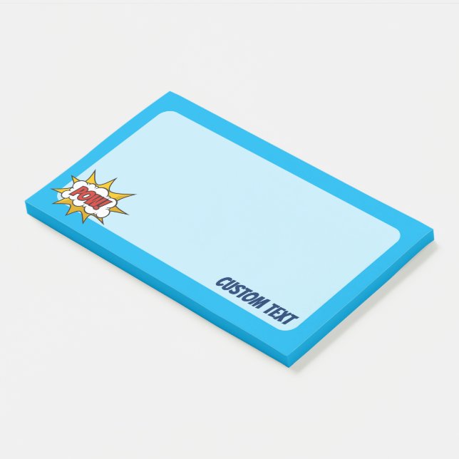 Bloco De Notas Efeito Som de Banda Cômica (Inclinado)