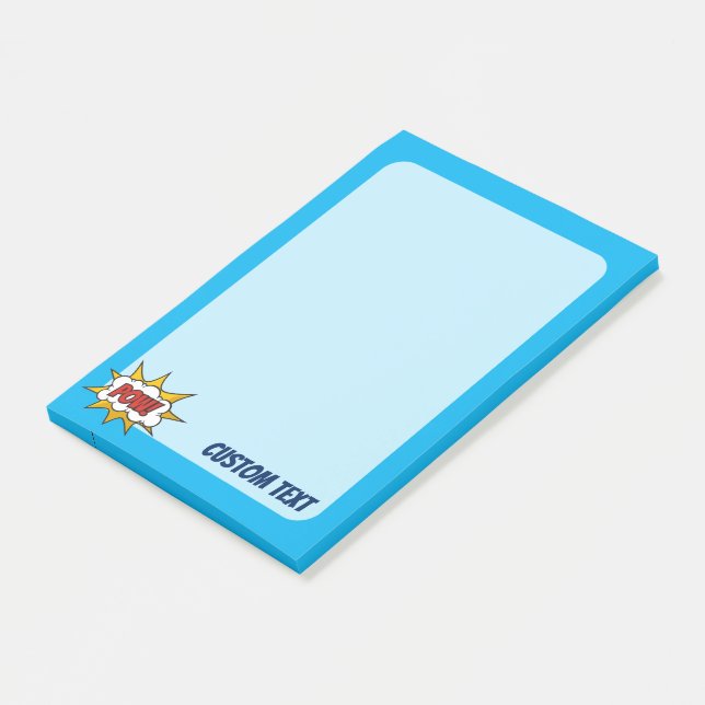 Bloco De Notas Efeito Som de Banda Cômica (Inclinado)