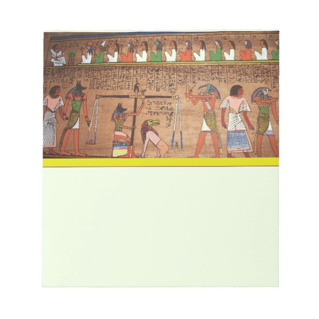 Bloco De Notas Egito-Hieroglifos Notepad (Frente)