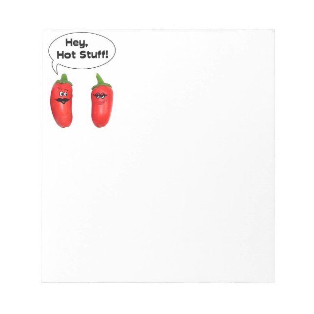 Bloco De Notas Ei, Coisa Quente! Chilies (Frente)