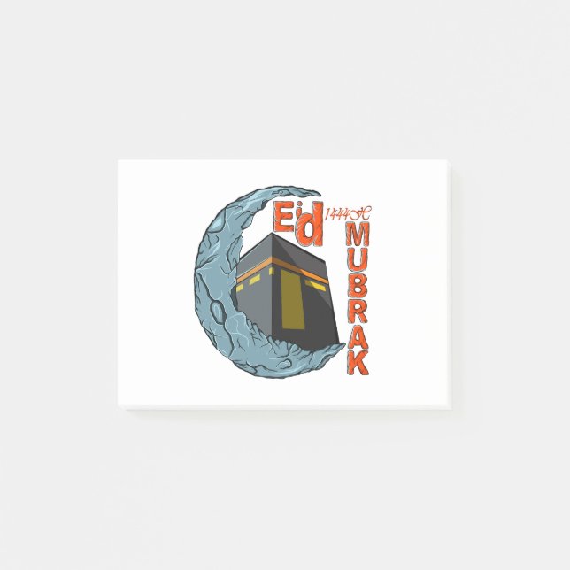 Bloco De Notas Eid mubarak (Frente)