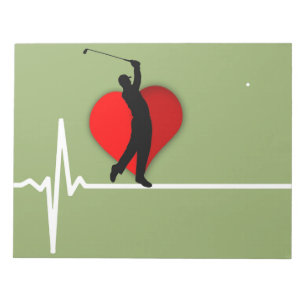 Bloco De Notas Ekg golfing do doutor