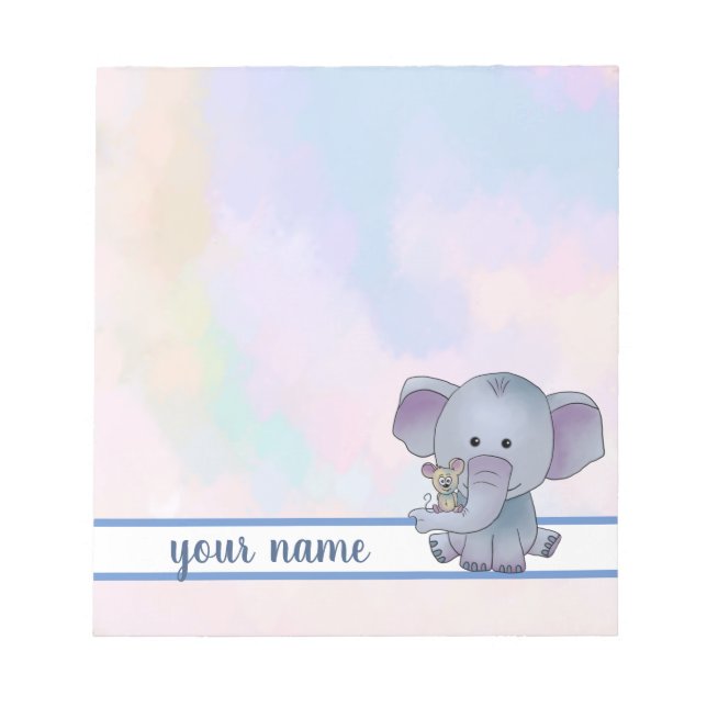 Bloco De Notas Elefant und Maus (Frente)