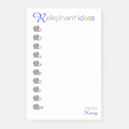 Bloco De Notas Elefante criativo personalizado das ideias de