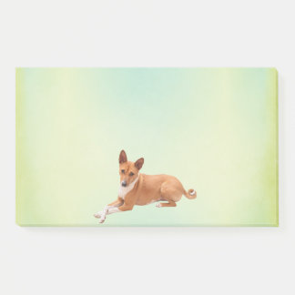 Bloco De Notas Elegant Basenji Dog