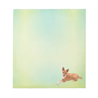 Bloco De Notas Elegant Basenji Dog Notepad