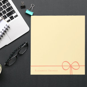 Bloco De Notas Elegante Arco Minimalista Moderno e Elegante