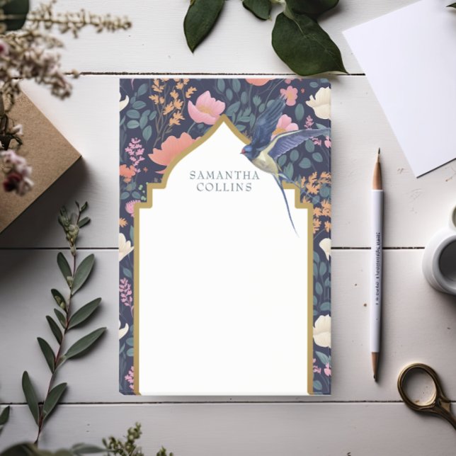 Bloco De Notas Elegante Barn Swallow (Criador carregado)