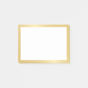 Bloco De Notas Elegante Dourado