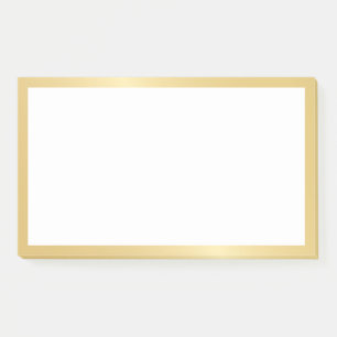 Bloco De Notas Elegante Dourado