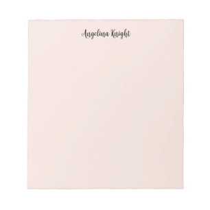 Bloco De Notas Elegante Estilo Chic Escrita Simples à Mão