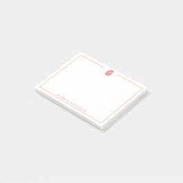 Bloco De Notas Elegante Letra Inicial 3D Monograma Personalizado 