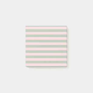 Bloco De Notas Elegante Minimalista da Faixa de Cinzas Rosa Moder