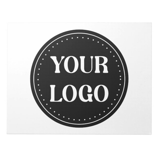 Bloco De Notas elegante, moderno, refinado e editável.  (Frente)