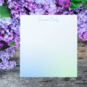 Bloco De Notas Elegante Moderno Simples Colorido Tendência