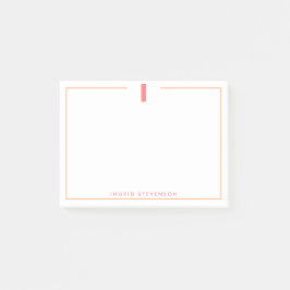 Bloco De Notas Elegante Monograma Personalizado Letra 3D I Inicia
