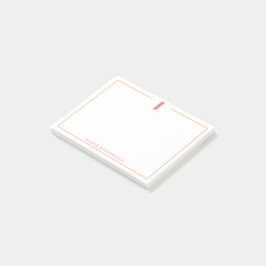 Bloco De Notas Elegante Monograma Personalizado Letra 3D I Inicia