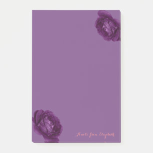 Bloco De Notas Elegante Na moda Girly, Roxo, Rosa
