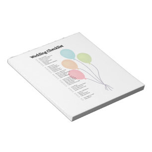 Bloco de Notas Elegante para Lista de Verificação 