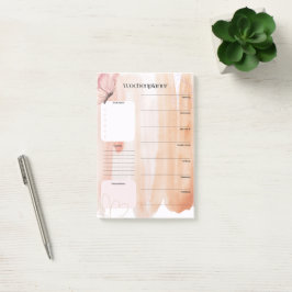Bloco De Notas Eleganter Wochenplaner mit To-Do Liste & Notizen –