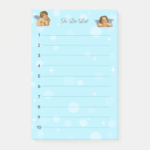 Bloco De Notas Elegantes Querubins de Rafael & Orbes de Luz