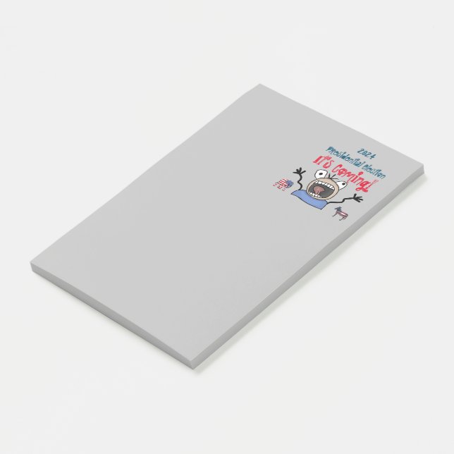 Bloco De Notas Eleição Presidencial 2024, Está Chegando! (Inclinado)