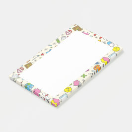 Bloco De Notas Elementos Escolares