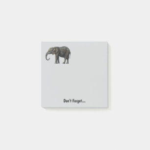 Bloco De Notas Elephant Cute Memo Posta-O Pad De Nota Pessoal