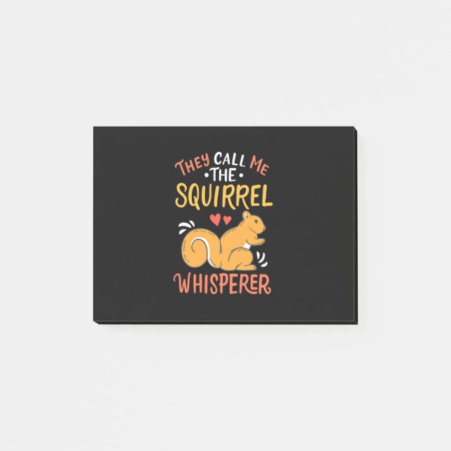 Bloco De Notas Eles Me Chamam De Sussurro De Esquilo (Frente)