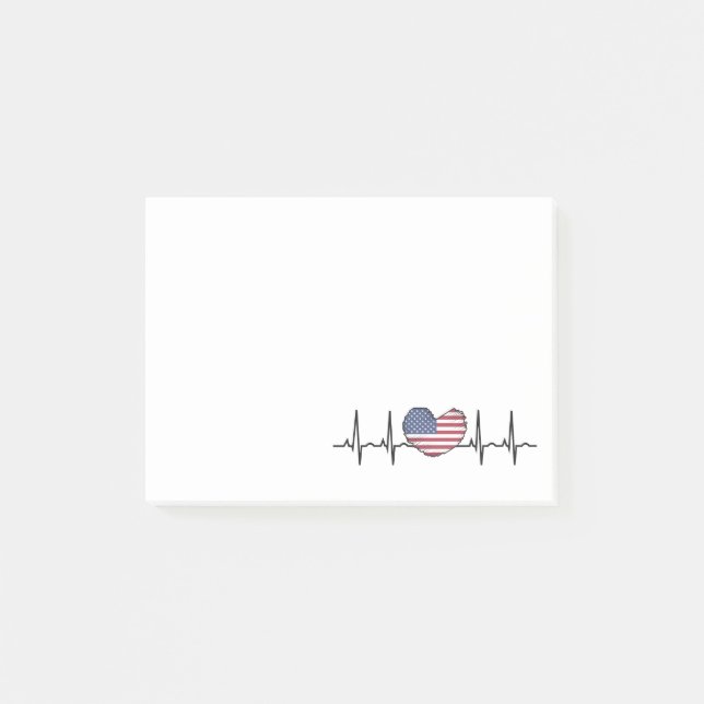 Bloco De Notas Eletrocardiografia ECG com pulsação de batimento c (Frente)