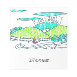 Bloco De Notas Em algum lugar / Algum tempo