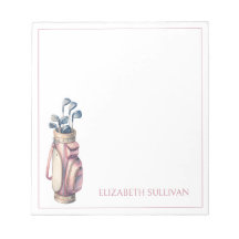 Embarcações de Golfe com Cores de Água Rosa Vintag